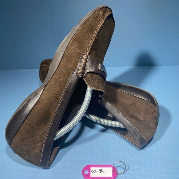 Geox Shoes Driving Moccasin Loafers Brown Suede Leather Slip On size 37 - Picture 1 of 8